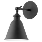 Fort Worth Adjustable Cone Wall Sconce - Black