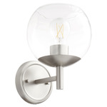 Lyon Wall Sconce - Satin Nickel / Clear
