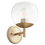 Lyon Wall Sconce - Aged Brass / Clear