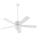 Ovation Ceiling Fan with Bowl Light - Studio White / Studio White / Opal