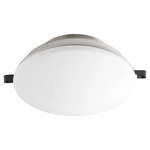 Wet Location Fan Light Kit - Satin Nickel / Satin Opal