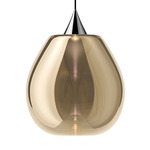 Bond Pendant - Polished Stainless Steel / Vivid Aurum