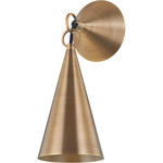 Midvale Wall Sconce - Patina Brass