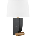 Yellowstone Table Lamp - Nero Madera / Off White