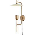 Manti Wall Sconce - Patina Brass / Soft Sand