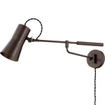 Novel Swing Arm Wall Light - Bronze