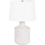 Dallas Table Lamp - White / White