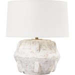 Vanda Table Lamp - White / White