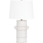 Siena Table Lamp - White / White