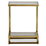 Musing Accent Table - Brushed Brass