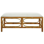 Laguna Long Bench - Pine / White