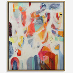 Reawaken Framed Canvas - Gold / Multicolor