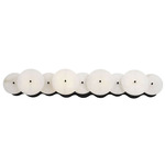 Cosmos Bathroom Vanity Light - Matte Black / Alabaster