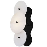 Cosmos Wall Sconce - Matte Black / Alabaster