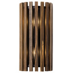 Suratto Wall Sconce - Matte Black / Medium Walnut