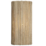 Jacob Wall Sconce - French Gold / Rattan