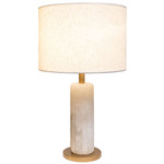 Sentu Table Lamp - French Gold / Alabaster / Taupe