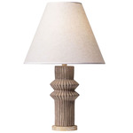 Primea Table Lamp - Apothecary Gold / Glazed Taupe / Taupe