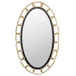 Chains of Love Mirror - Matte Black / Gold / Mirror