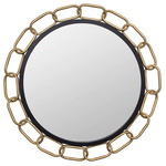 Chains of Love Mirror - Matte Black / Gold / Mirror