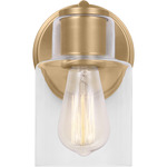 Sayward Wall Sconce - Satin Brass / Clear