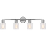 Sayward Bathroom Vanity Light - Chrome / Clear