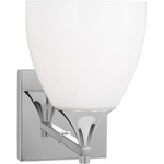 Toffino Wall Sconce - Chrome / Milk