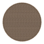 Studio Lares Round Rug - Brown