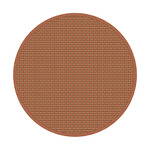 Studio Pleita Round Rug - Peach