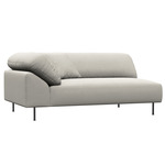 Collar Open End Sofa - Black / Barnum 24