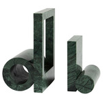 Booknd Bookends - Green Marble