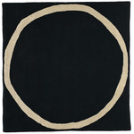 Aros Cuadrada Rug - Black