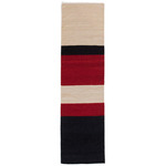 Melange Color Runner - Cream / Red