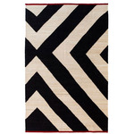 Melange Zoom Rug - Black / Cream