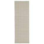 Tiles Runner Rug - Light Grey