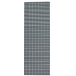 Tiles Runner Rug - Dark Grey