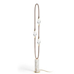 Il Pezzo 12 Floor Lamp - Bronze / Calacatta Gold Marble / Crystal