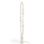 Il Pezzo 12 Floor Lamp - Champagne / Calacatta Gold Marble / Crystal