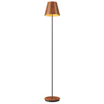 Conical Floor Lamp - Imbuia