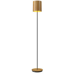 Cylindrical Floor Lamp - Louro Freijo