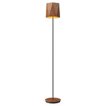 Facet Floor Lamp - Imbuia