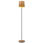 Facet Floor Lamp - Teak