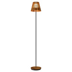 Living Hinges Cone Floor Lamp - Teak