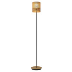 Living Hinges Drum Floor Lamp - Maple