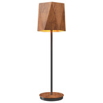 Facet Table Lamp - Imbuia