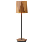 Facet Table Lamp - Teak