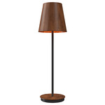 Conical Table Lamp - Imbuia