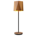 Facet Table Lamp - Teak