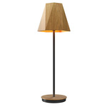 Facet Cone Table Lamp - Louro Freijo