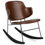 Penguin Rocking Chair - Black / Dakar Brown Leather